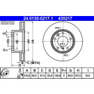 ATE | Bremsscheibe | 24.0130-0217.1