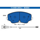 13.0460-2654.2 Bremsbelagsatz, Scheibenbremse
