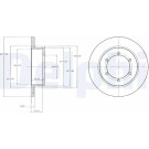 Delphi | Bremsscheibe | BG4218