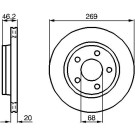 BOSCH | Bremsscheibe | 0 986 478 316