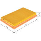 BOSCH 1 457 433 083 Luftfilter