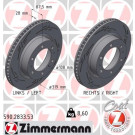 Zimmermann | Bremsscheibe | 590.2833.53