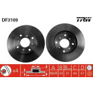 DF3109 Bremsscheibe DF3109 Bremsscheibe