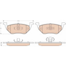 GDB1754 Bremsbelagsatz, Scheibenbremse GDB1754 Bremsbelagsatz, Scheibenbremse