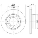 Hella | Bremsscheibe | 8DD 355 105-721