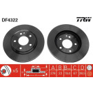 TRW | Bremsscheibe | DF4322