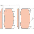 GDB1852 Bremsbelagsatz, Scheibenbremse GDB1852 Bremsbelagsatz, Scheibenbremse