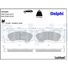 Delphi | Bremsbelagsatz, Scheibenbremse | LP2244 Delphi | Bremsbelagsatz, Scheibenbremse | LP2244