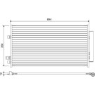 822638 Kondensator, Klimaanlage