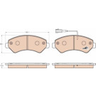 GDB1982 Bremsbelagsatz, Scheibenbremse COTEC GDB1982 Bremsbelagsatz, Scheibenbremse COTEC
