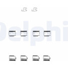 Delphi LX0343 Zubehörsatz, Scheibenbremsbelag