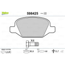 Valeo | Bremsbelagsatz, Scheibenbremse | 598425
