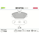 Valeo | Bremsbelagsatz, Scheibenbremse | 301473A