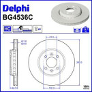 Delphi Bremsscheibe BG4536C Delphi Bremsscheibe BG4536C