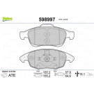 Valeo | Bremsbelagsatz, Scheibenbremse | 598997
