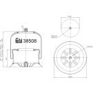 FEBI BILSTEIN 38508 Federbalg, Luftfederung