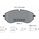 Textar | Bremsbelagsatz, Scheibenbremse | 2249301