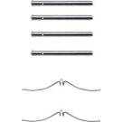 Hella | Zubehörsatz, Scheibenbremsbelag | 8DZ 355 202-221