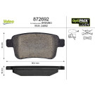 Valeo | Bremsbelagsatz, Scheibenbremse | 872692