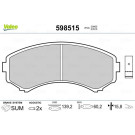 598515 Bremsbelagsatz, Scheibenbremse