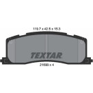 Textar | Bremsbelagsatz, Scheibenbremse | 2168801