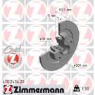 Zimmermann | Bremsscheibe | 470.2434.20 Zimmermann | Bremsscheibe | 470.2434.20
