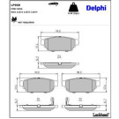 Delphi Bremsbelagsatz, Scheibenbremse LP968 Delphi Bremsbelagsatz, Scheibenbremse LP968