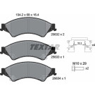 Textar | Bremsbelagsatz, Scheibenbremse | 2563201