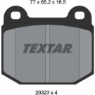 Textar | Bremsbelagsatz, Scheibenbremse | 2032303