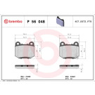 Brembo | Bremsbelagsatz, Scheibenbremse | P 56 048