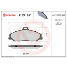 Brembo | Bremsbelagsatz, Scheibenbremse | P 24 051