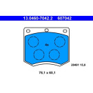 13.0460-7042.2 Bremsbelagsatz, Scheibenbremse