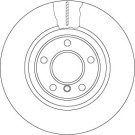 TRW | Bremsscheibe | DF6616S