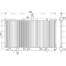 Valeo | Kühler, Motorkühlung | 733280