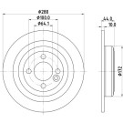 Hella | Bremsscheibe | 8DD 355 122-971