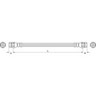 Metzger | Bremsschlauch | 4111524
