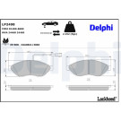 Delphi | Bremsbelagsatz, Scheibenbremse | LP2498