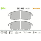 Valeo Bremsbelagsatz, Scheibenbremse ESSENTIAL 302505
