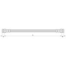Metzger | Bremsschlauch | 4111618