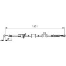 1 987 482 400 Seilzug, Feststellbremse 1 987 482 400 Seilzug, Feststellbremse