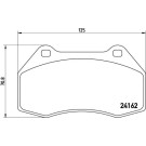 Brembo | Bremsbelagsatz, Scheibenbremse | P 68 036