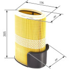 BOSCH F 026 400 131 Luftfilter