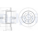 Delphi | Bremsscheibe | BG3923