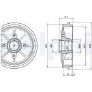 BF484 Bremstrommel BF484 Bremstrommel