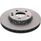 febi bilstein | 2 x FEBI Bremsscheibe | 43835