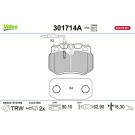 301714A Bremsbelagsatz, Scheibenbremse EXPERT