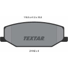 Textar | Bremsbelagsatz, Scheibenbremse | 2114202