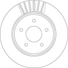 TRW | Bremsscheibe | DF6789