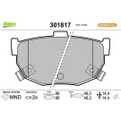 301817 Bremsbelagsatz, Scheibenbremse ESSENTIAL
