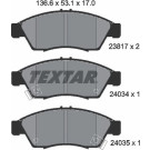 Textar | Bremsbelagsatz, Scheibenbremse | 2381701
